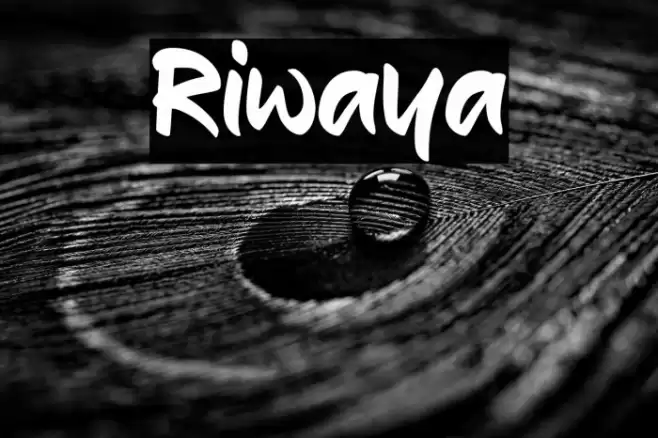 Riwaya Font examples