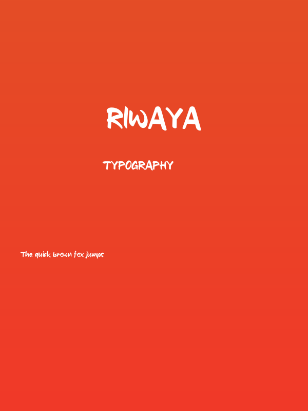 Riwaya Poster