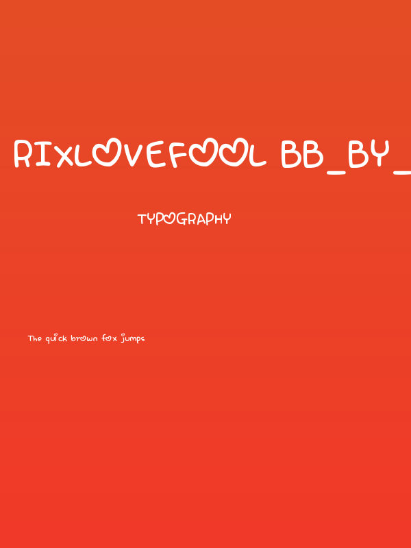 RixLovefool BB_by_El Poster