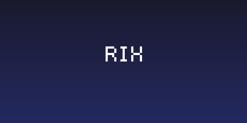 Rix Social Header