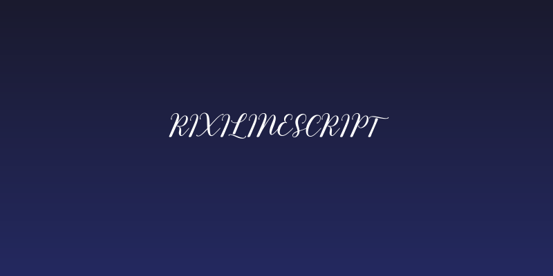 RixilineScript Social Header