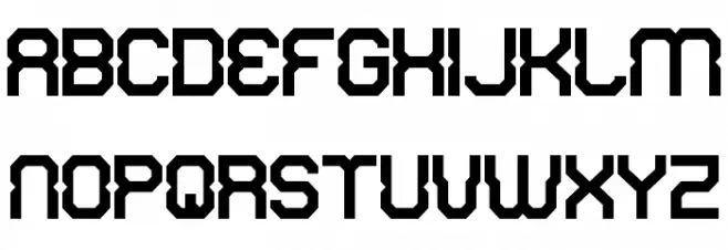 Rixon फ़ॉन्ट लोअरकेस