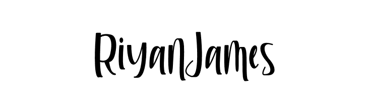 Riyan James  Descarca Fonturi Gratis