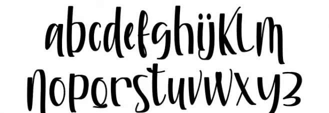 Riyan James फ़ॉन्ट लोअरकेस