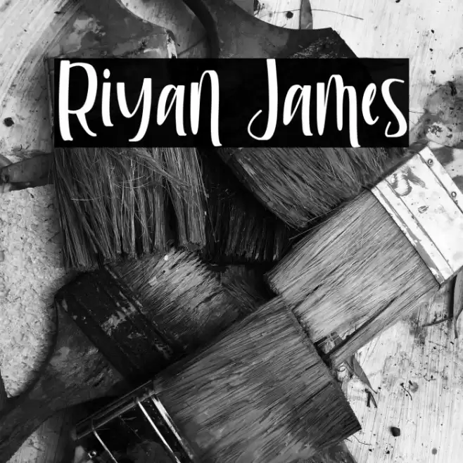 Riyan James Font examples
