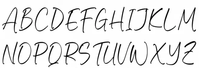 Riyanthy Selafina Caratteri MAIUSCOLE