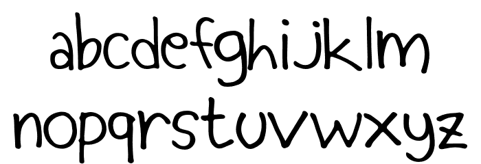 Rizen Regular Font LOWERCASE