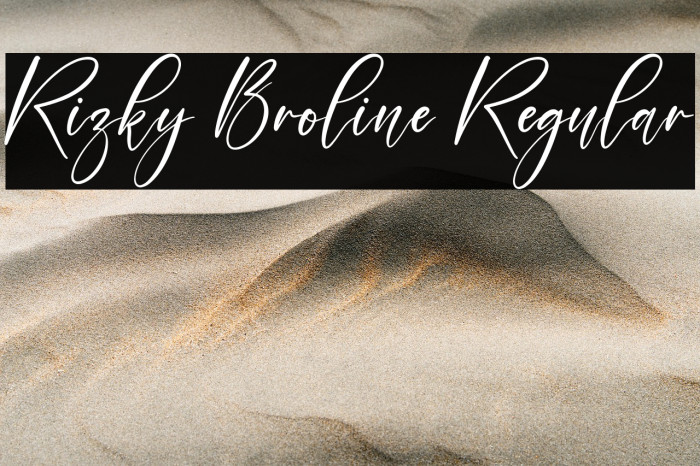 Rizky Broline Regular Example 2