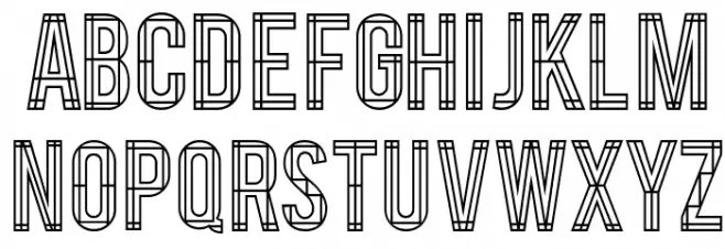 RizkyIrawan04 字体 大写