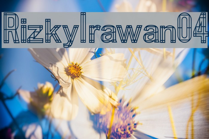 RizkyIrawan04 Font examples