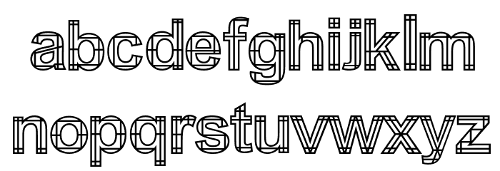RizkyIrawan04 Font LOWERCASE