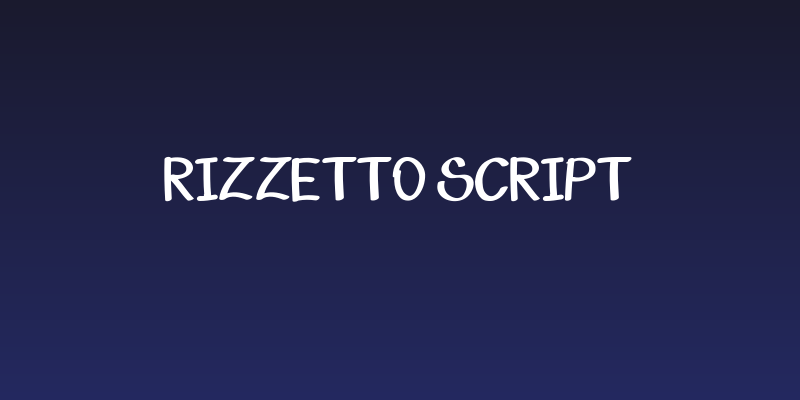 Rizzetto Script Social Header