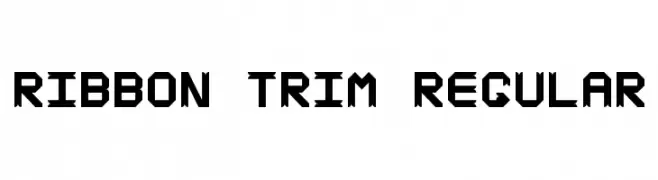 ribbon trim Regular 