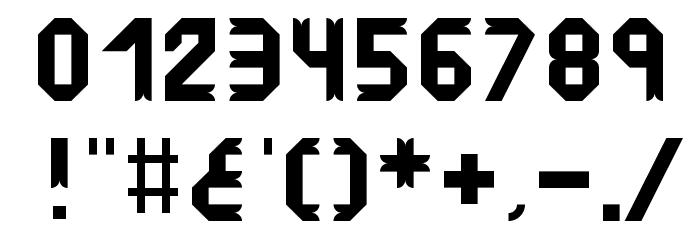 ribbon trim Regular Font OTHER CHARS