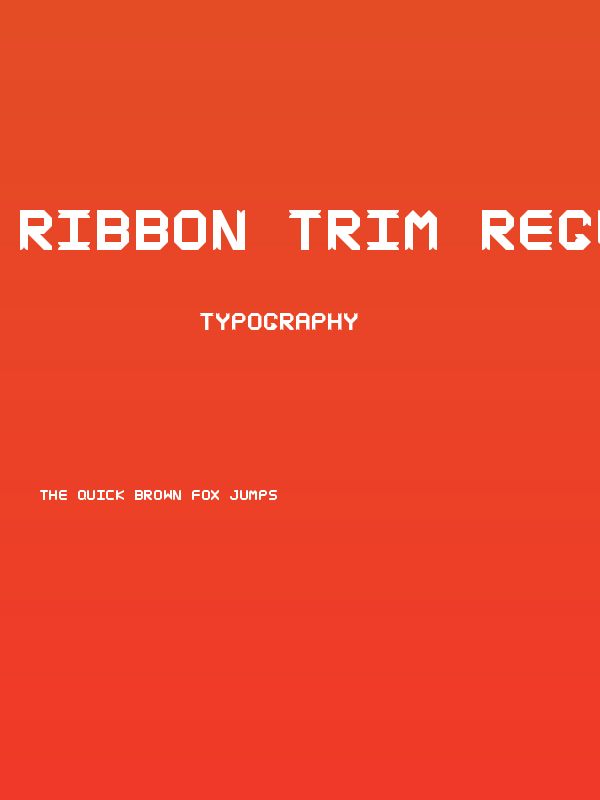 ribbon trim Regular Poster