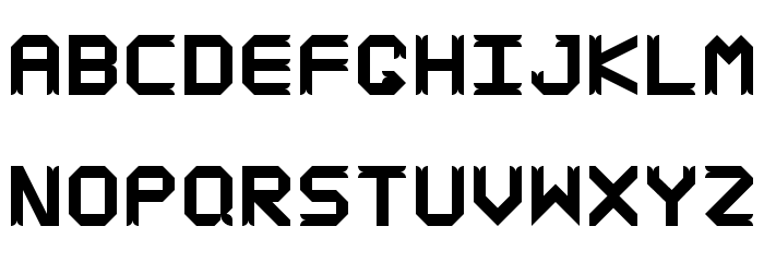 ribbon trim Regular Font LOWERCASE