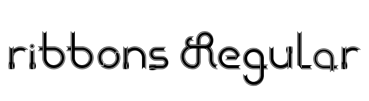 ribbons Regular Font