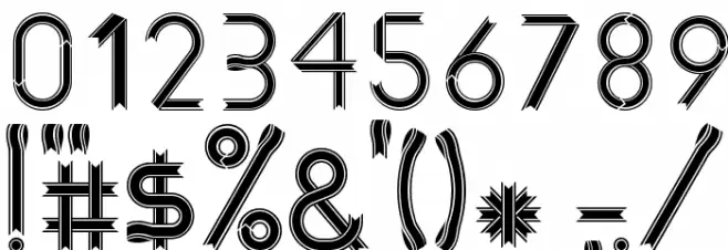 ribbons Regular Font OTHER CHARS