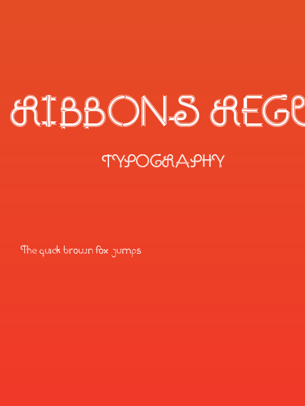 ribbons Regular Poster