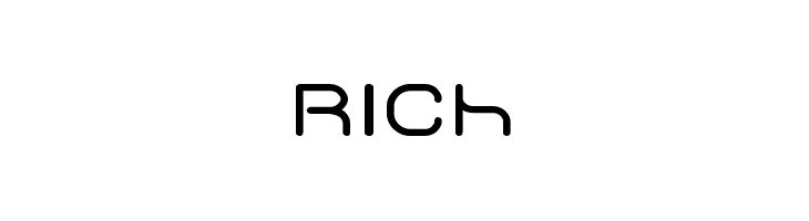 rich  Frei Schriftart Herunterladen