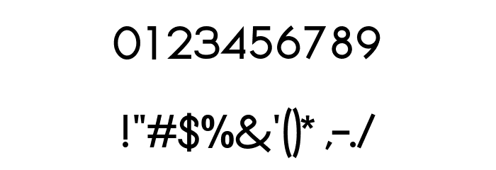 rikailu Font OTHER CHARS