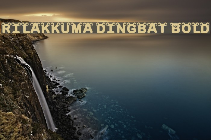 rilakkuma dingbat Bold Font examples