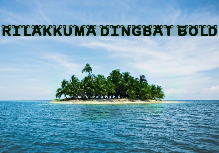 rilakkuma dingbat Bold Font examples