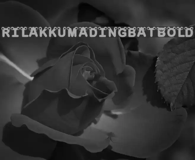 rilakkumadingbat-Bold Font examples