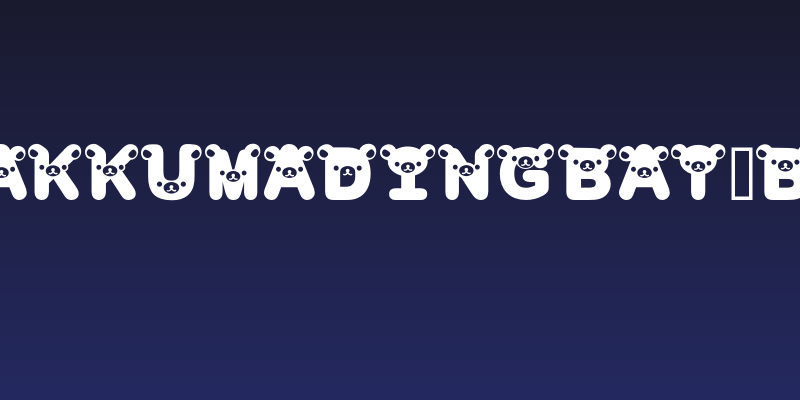 rilakkumadingbat-Bold Social Header