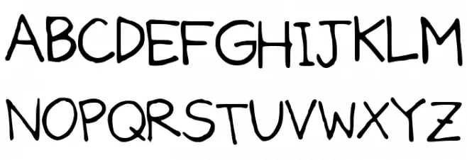 rimalik Font UPPERCASE