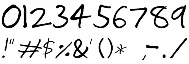 ringey Font OTHER CHARS