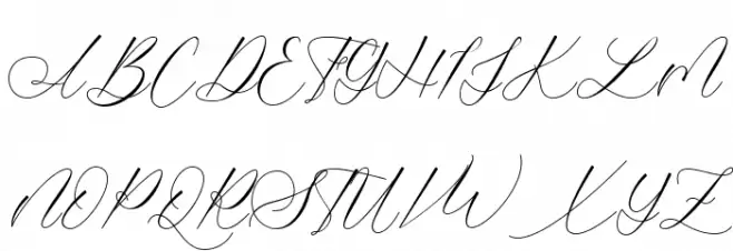 ringlovely 字体 大写
