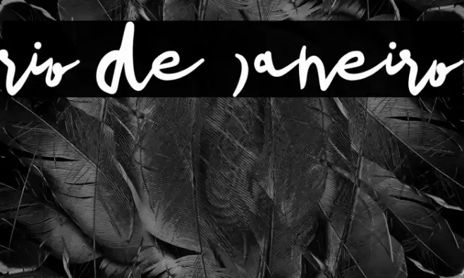 rio de janeiro Font examples