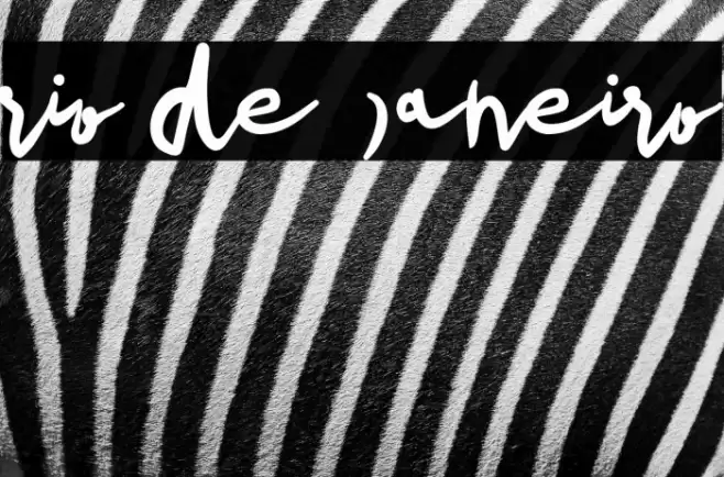 rio de janeiro Font examples