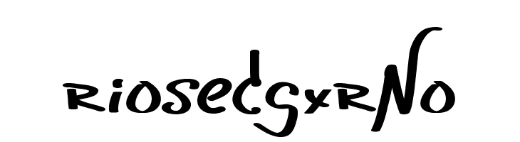 riosedgxrNo  Frei Schriftart Herunterladen