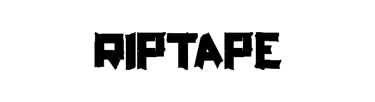 ripTAPE  नि: शुल्क फ़ॉन्ट्स डाउनलोड