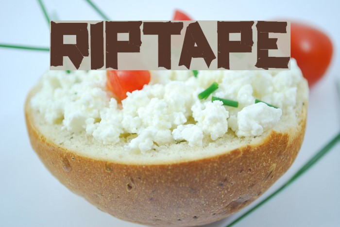 ripTAPE Font examples