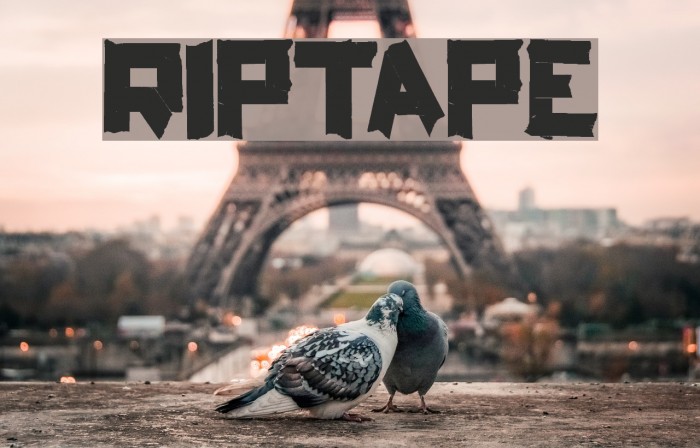 ripTAPE Font examples