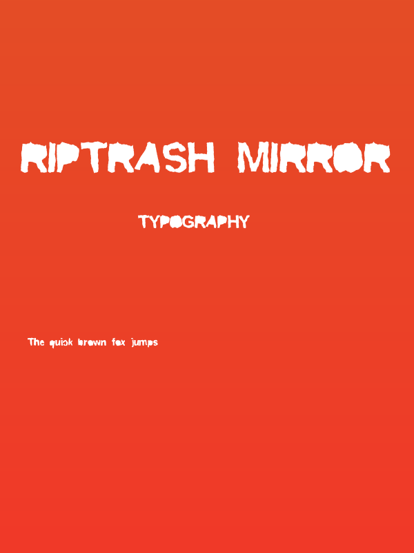ripTRASH Mirror Poster