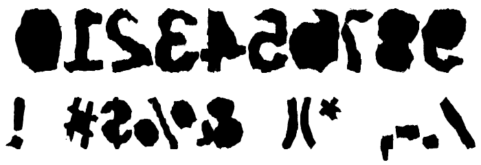 ripTRASH Font OTHER CHARS