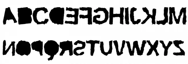 ripTRASH Fonte MAIÚSCULAS
