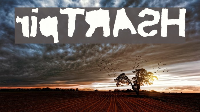 ripTRASH Font examples