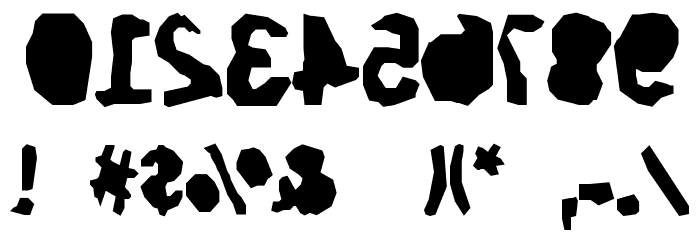 ripTRASHcut Font OTHER CHARS
