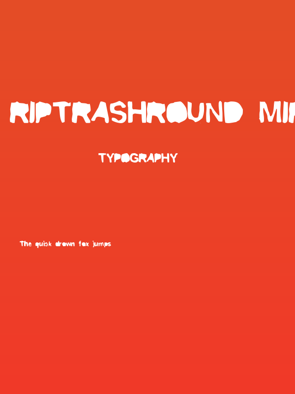 ripTRASHround Mirror Poster