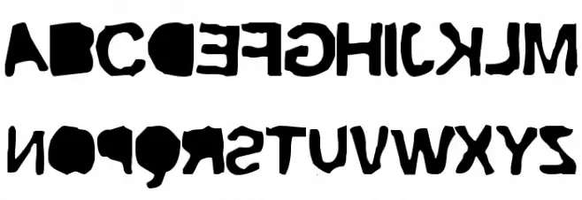 ripTRASHround フォント 大文字