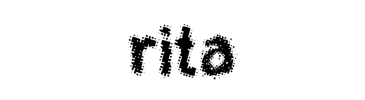 rita   フリーフォントのダウンロード