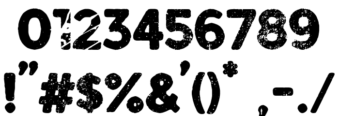 rivoluzione Font OTHER CHARS