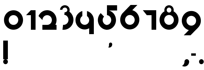 RJudasSans Font OTHER CHARS