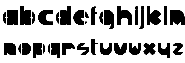 RJudasSans Font LOWERCASE