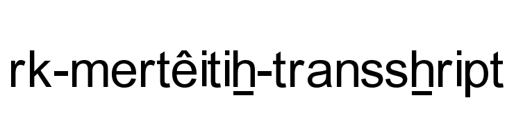 RK-Meroitic-Transscript  لخطوط تنزيل